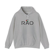 RAO Resistance Against Oppression Unisex Hoodie | Center Chest Design with Horizontal Palestinian Flag & RAO Letters | Bold Streetwear Statement