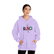 RAO Resistance Against Oppression Unisex Hoodie | Palestinian RAO & Kufya Map Graphic | Cultural Streetwear, Eco-Friendly, Comfortable Hoodie