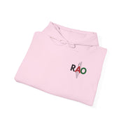 RAO Resistance Against Oppression Unisex Hoodie | Small Palestinian Map with RAO Flag Letters Design | Cultural Streetwear Sweatshirt