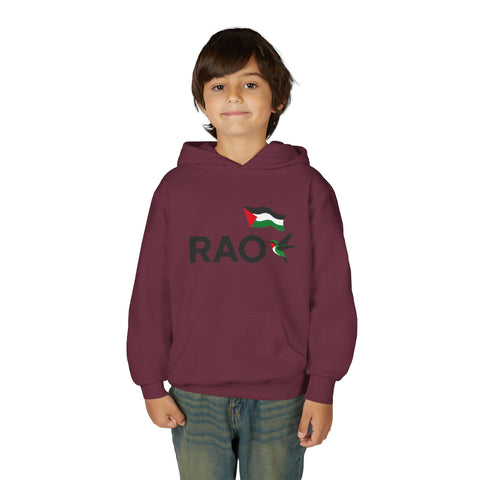 Palestinian Pride Youth Hoodie, Statement Sweatshirt, Gift for Activists, Casual Wear, Comfortable Streetwear, Cultural Expression
