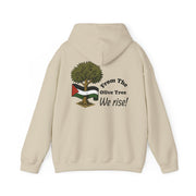 RAO Unisex Hoodie | Resistance Against Oppression Logo with Olive Leaves | Cultural Streetwear, Comfortable Eco-Friendly Fashion