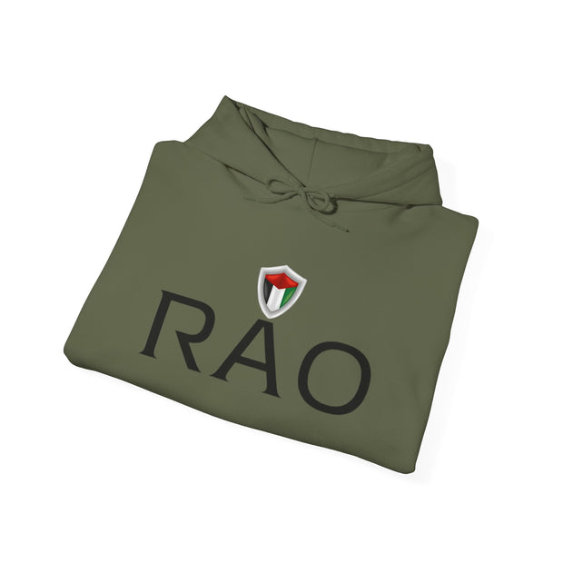 Stylish Unisex Hoodie with RAO Logo, Cozy Casual Wear, Gift for Him/Her, Perfect for Every Season, Ideal for Lounging or Outings