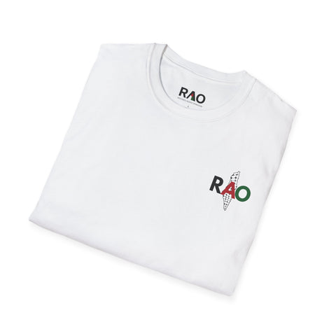 Unisex Softstyle T-Shirt with RAO Design, Casual Tee, Gift for Him/Her, Summer Wear, Everyday Essentials, Comfortable Fashion