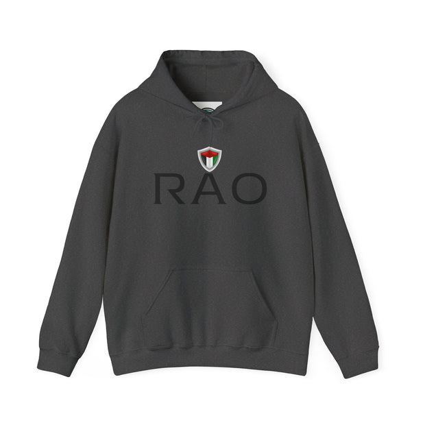 Stylish Unisex Hoodie with RAO Logo, Cozy Casual Wear, Gift for Him/Her, Perfect for Every Season, Ideal for Lounging or Outings