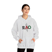RAO Resistance Against Oppression Unisex Hoodie | Palestinian RAO & Kufya Map Graphic | Cultural Streetwear, Eco-Friendly, Comfortable Hoodie