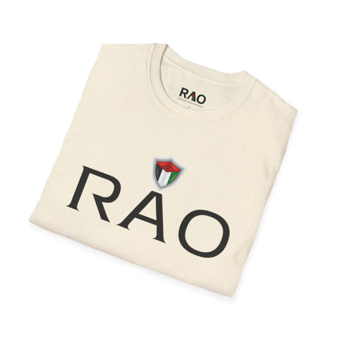 Unisex Softstyle T-Shirt with RAO Logo, Stylish Casual Tee for Everyday Wear, Gift for Fashion Lovers, Comfortable Summer Apparel