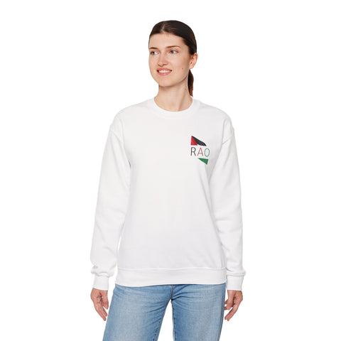Stylish Unisex Heavy Blend™ Crewneck Sweatshirt with RAO Design