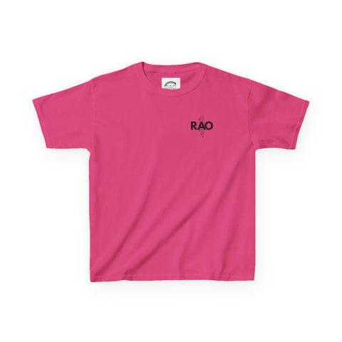 Kids Graphic Tee with RAO Design, Unisex Cotton Shirt, Gift for Boys and Girls, Birthday Outfit, Casual Wear, Summer Tee