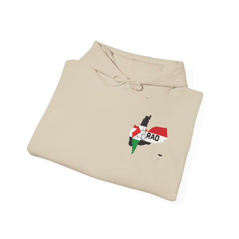 RAO Unity Hoodie: Palestine & Yemen Heavy Blend Hooded Sweatshirt