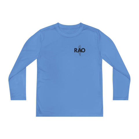 Youth Long Sleeve Athletic Tee | Cool Casual Wear, Sports Outfits, Activewear, Gift for Young Athletes, Everyday Style, Fitness Apparel