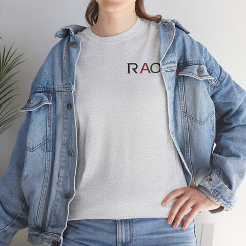 Unisex Cotton Tee - Minimalist RAO Design, Casual Wear, Gift for Him/Her, Birthday, Everyday Fashion, Graphic Tee