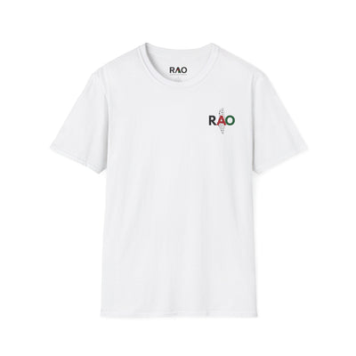 Unisex Softstyle T-Shirt with RAO Design, Casual Tee, Gift for Him/Her, Summer Wear, Everyday Essentials, Comfortable Fashion