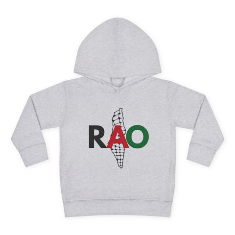 Toddler Fleece Hoodie with RAO Design, Cozy Pullover for Kids, Perfect for Playtime, Gifts, Celebrations, Everyday Wear