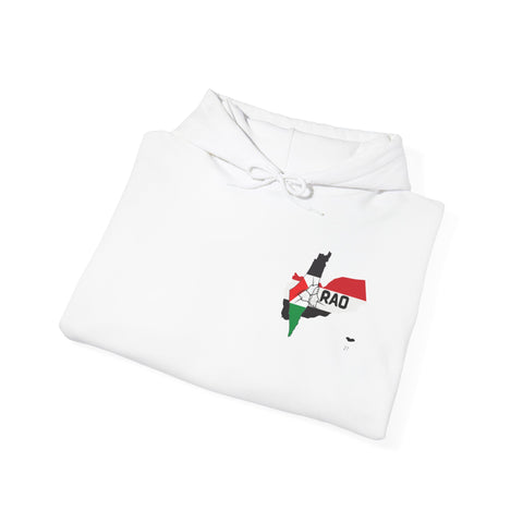 RAO Unity Hoodie: Palestine & Yemen Heavy Blend Hooded Sweatshirt