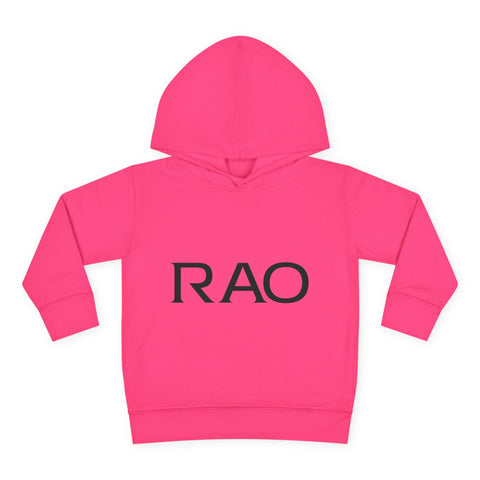 Stylish Toddler Pullover Fleece Hoodie with RAO Design, Cozy Kids Hoodie, Unique Gift for Toddlers, Baby Shower Present, Everyday Wear