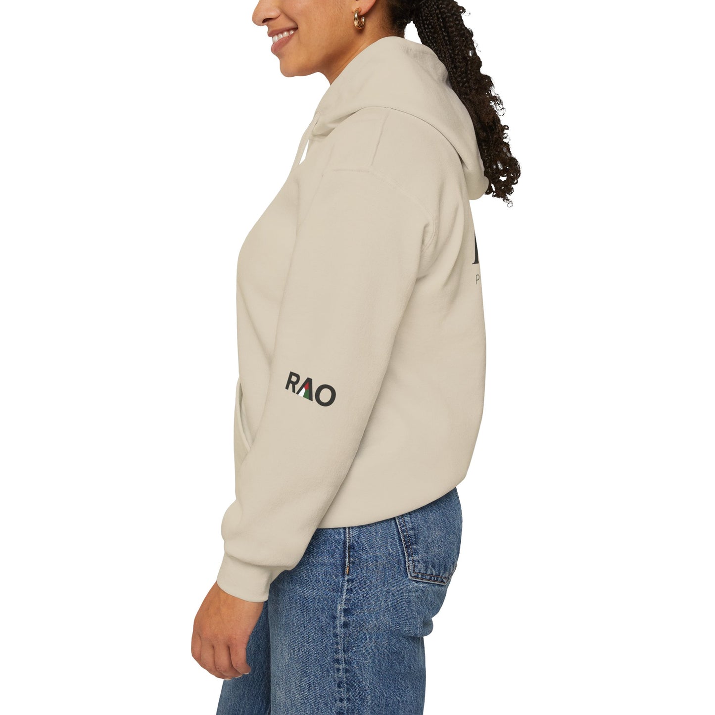 RAO Signature Palestine Hoodie | Premium Olive Branch Pullover | Minimalist Unisex Streetwear