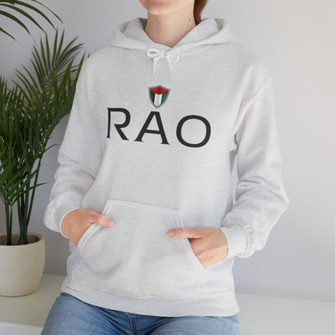 Stylish Unisex Hoodie with RAO Logo, Cozy Casual Wear, Gift for Him/Her, Perfect for Every Season, Ideal for Lounging or Outings