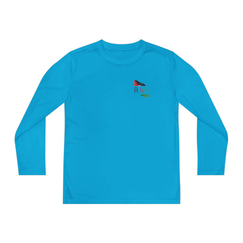 Youth Long Sleeve Competitor Tee - Sporty Youth Apparel, Perfect for Active Kids, School Events, Sports Day, Summer Camps