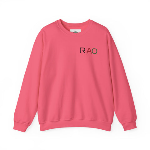 Stylish Unisex Crewneck Sweatshirt with 'RAO' Design, Cozy Casual Wear, Perfect for Everyday, Gifts, Holidays