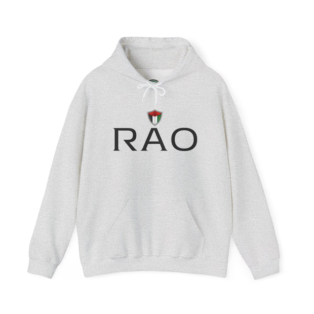 Stylish Unisex Hoodie with RAO Logo, Cozy Casual Wear, Gift for Him/Her, Perfect for Every Season, Ideal for Lounging or Outings