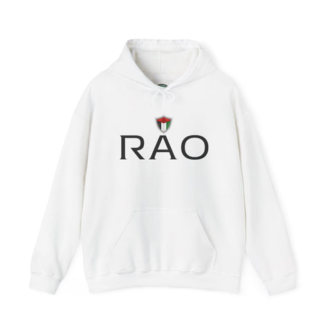 Stylish Unisex Hoodie with RAO Logo, Cozy Casual Wear, Gift for Him/Her, Perfect for Every Season, Ideal for Lounging or Outings