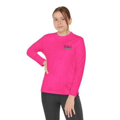 Youth Long Sleeve Performance Tee for Active Kids, Sports Shirt, Outdoor Play, Gym Wear, Comfortable Layering