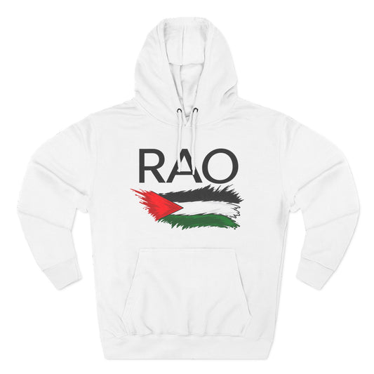 Palestine Flag Hoodie – Brushstroke Palestinian Streetwear | RAO
