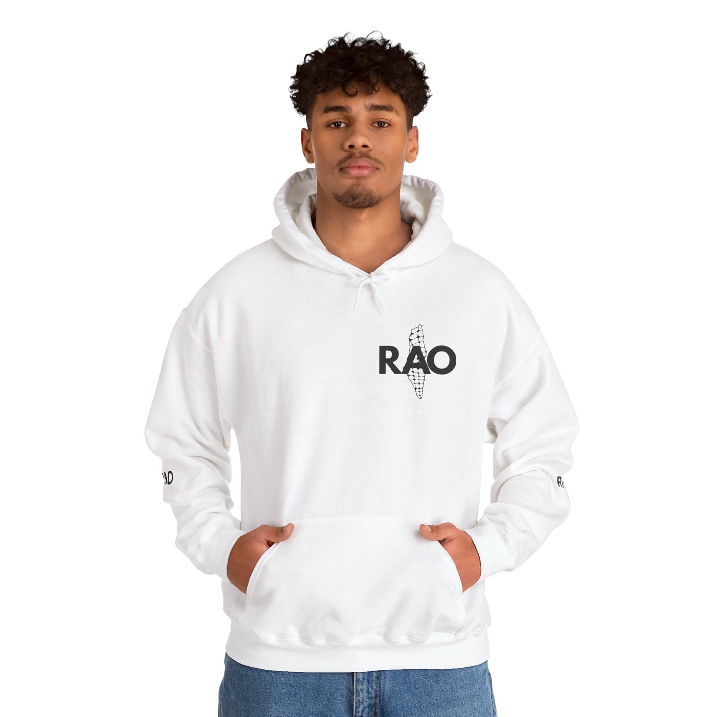 RAO Signature Palestine Hoodie | Premium Olive Branch Pullover | Minimalist Unisex Streetwear