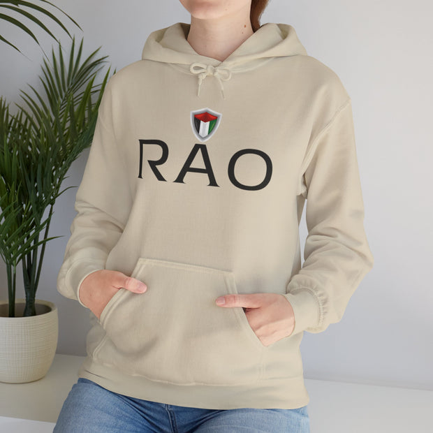 Stylish Unisex Hoodie with RAO Logo, Cozy Casual Wear, Gift for Him/Her, Perfect for Every Season, Ideal for Lounging or Outings