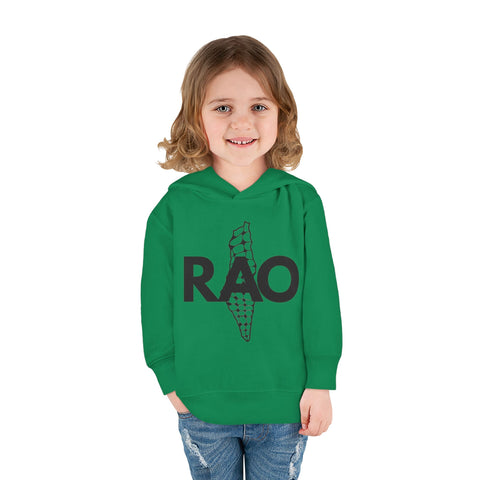 Cute Toddler Pullover Hoodie with RAO Design, Kids Fleece Hoodie, Toddler Clothing, Cozy Playwear, Gift for Children, Fun Casual Outfit