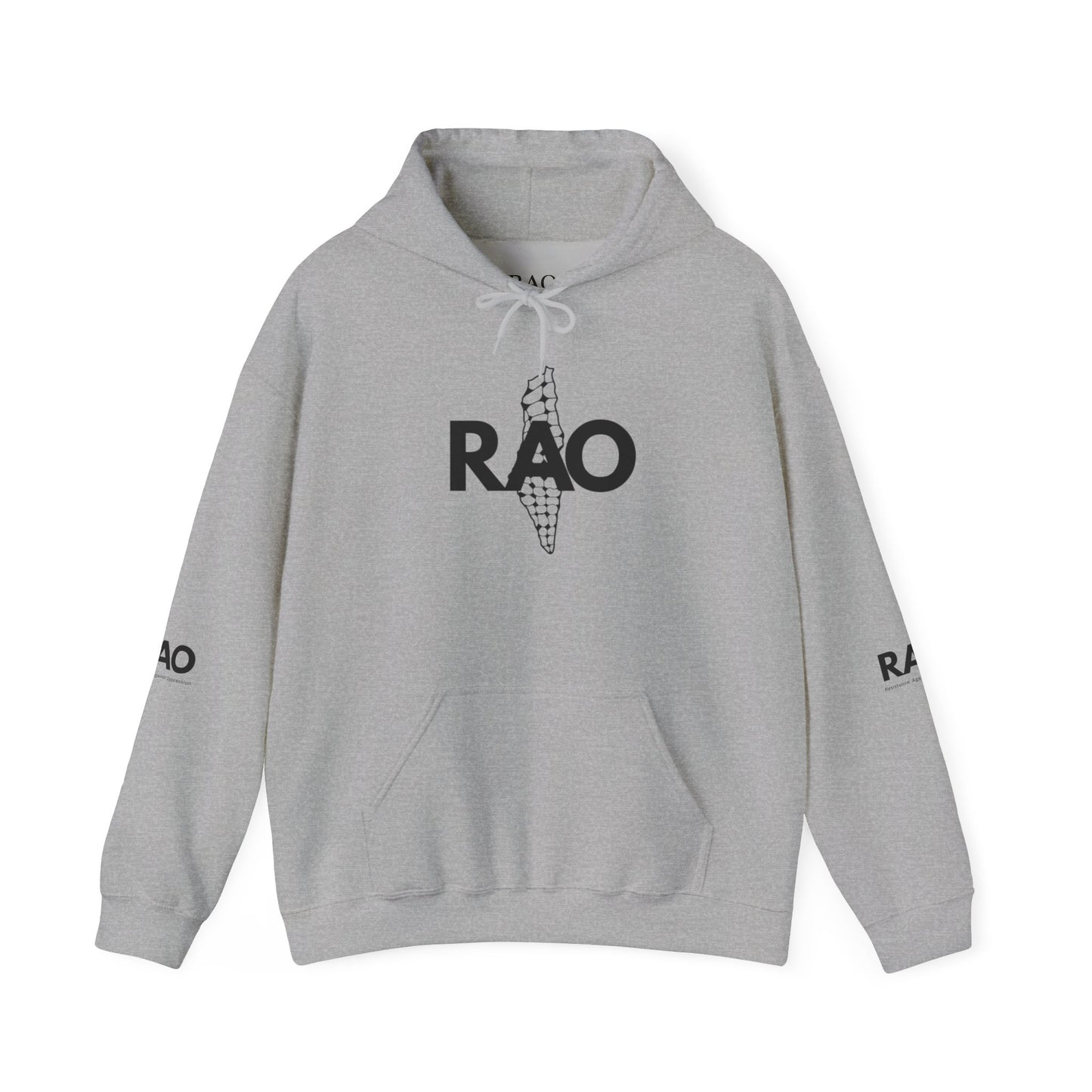 Palestinian Map Hoodie – Keffiyeh RAO Unisex Streetwear Sweatshirt