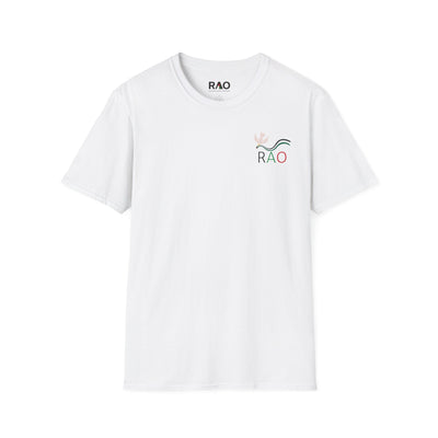 RAO Minimalist Unisex Softstyle T-Shirt | Perfect Everyday Wear, Casual Outing, Gift for Friends, Summer Essential, Eco-Friendly Fashion