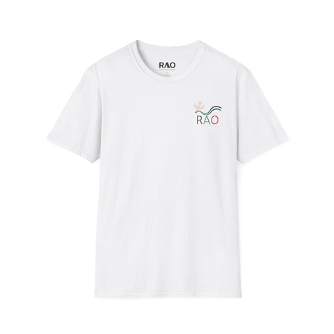 RAO Minimalist Unisex Softstyle T-Shirt | Perfect Everyday Wear, Casual Outing, Gift for Friends, Summer Essential, Eco-Friendly Fashion