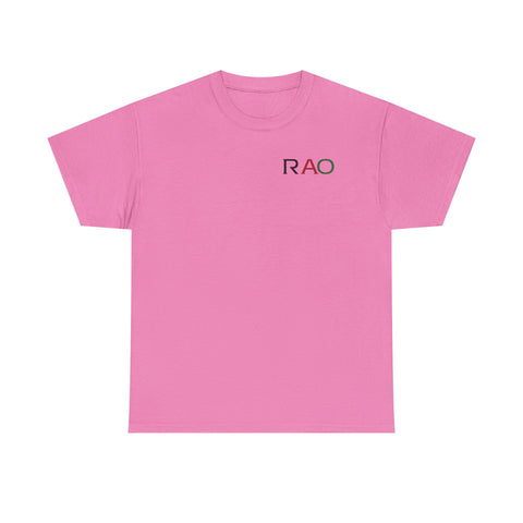 Unisex Cotton Tee - Minimalist RAO Design, Casual Wear, Gift for Him/Her, Birthday, Everyday Fashion, Graphic Tee