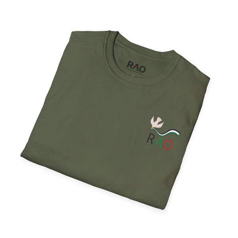 RAO Minimalist Unisex Softstyle T-Shirt | Perfect Everyday Wear, Casual Outing, Gift for Friends, Summer Essential, Eco-Friendly Fashion