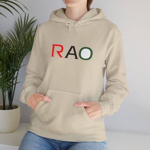 Minimalist RAO Unisex Hooded Sweatshirt - Casual Comfort for Every Occasion