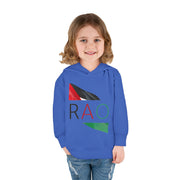 Toddler Fleece Hoodie with RAO Design, Cozy Kids Hoodie, Cute Pullover Sweatshirt, Birthday Gift for Toddlers, Fun Wear for Playtime