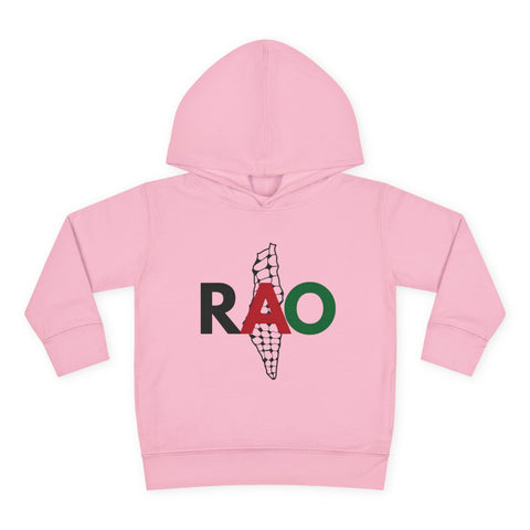 Toddler Fleece Hoodie with RAO Design, Cozy Pullover for Kids, Perfect for Playtime, Gifts, Celebrations, Everyday Wear