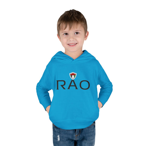Adorable Toddler Pullover Fleece Hoodie with RAO Design, Kids Winter Coat, Cute Children's Apparel, Perfect for Playdates, Birthday Gifts