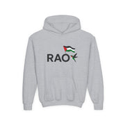 Palestinian Pride Youth Hoodie, Statement Sweatshirt, Gift for Activists, Casual Wear, Comfortable Streetwear, Cultural Expression