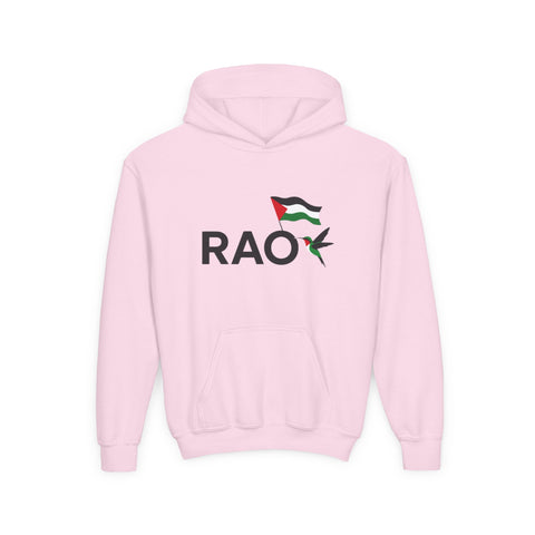 Palestinian Pride Youth Hoodie, Statement Sweatshirt, Gift for Activists, Casual Wear, Comfortable Streetwear, Cultural Expression
