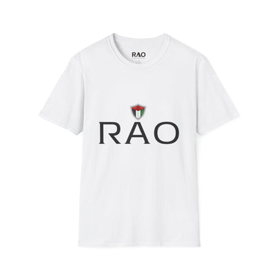 Unisex Softstyle T-Shirt with RAO Logo, Stylish Casual Tee for Everyday Wear, Gift for Fashion Lovers, Comfortable Summer Apparel
