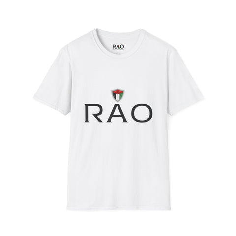 Unisex Softstyle T-Shirt with RAO Logo, Stylish Casual Tee for Everyday Wear, Gift for Fashion Lovers, Comfortable Summer Apparel