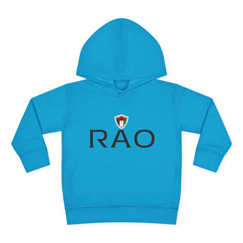 Adorable Toddler Pullover Fleece Hoodie with RAO Design, Kids Winter Coat, Cute Children's Apparel, Perfect for Playdates, Birthday Gifts