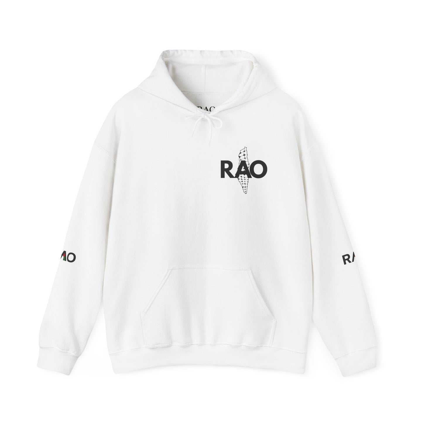 RAO Signature Palestine Hoodie | Premium Olive Branch Pullover | Minimalist Unisex Streetwear