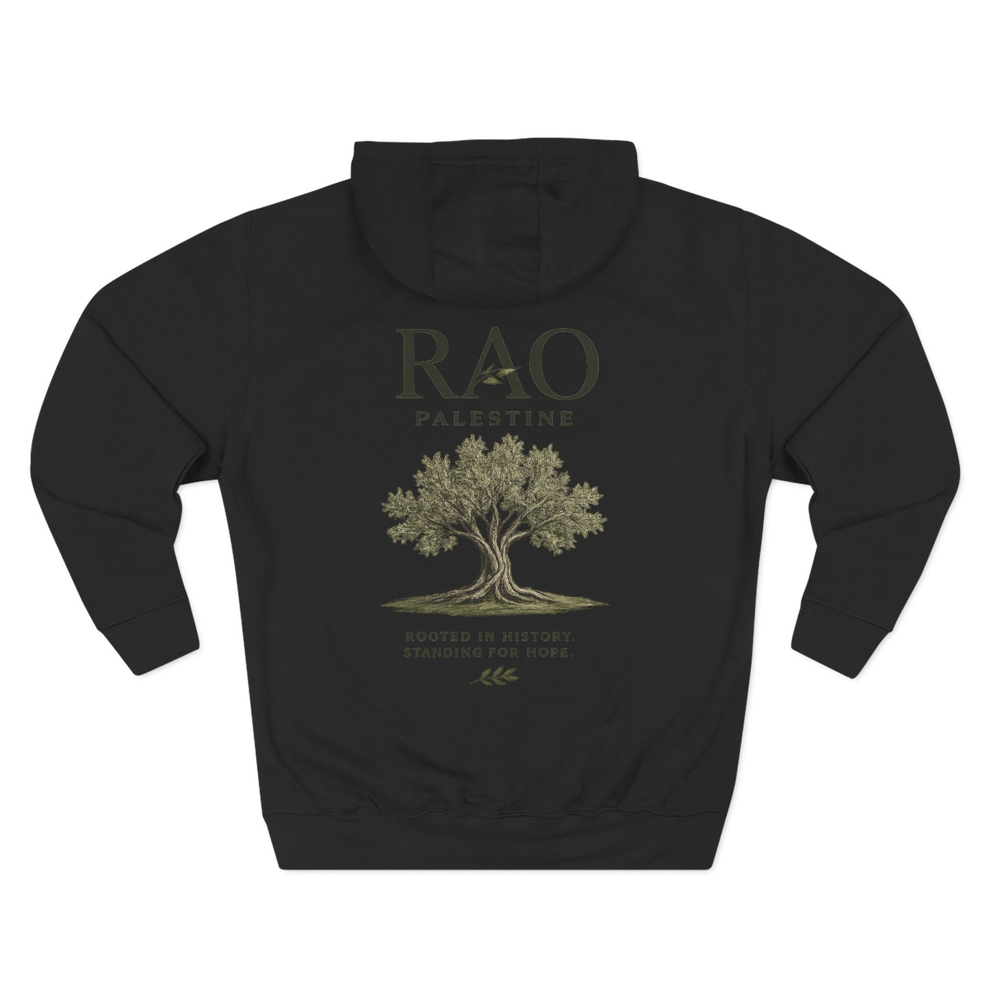 Palestine Olive Tree Hoodie – Unisex Palestinian Streetwear | RAO
