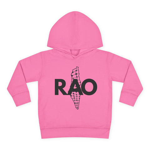 Cute Toddler Pullover Hoodie with RAO Design, Kids Fleece Hoodie, Toddler Clothing, Cozy Playwear, Gift for Children, Fun Casual Outfit