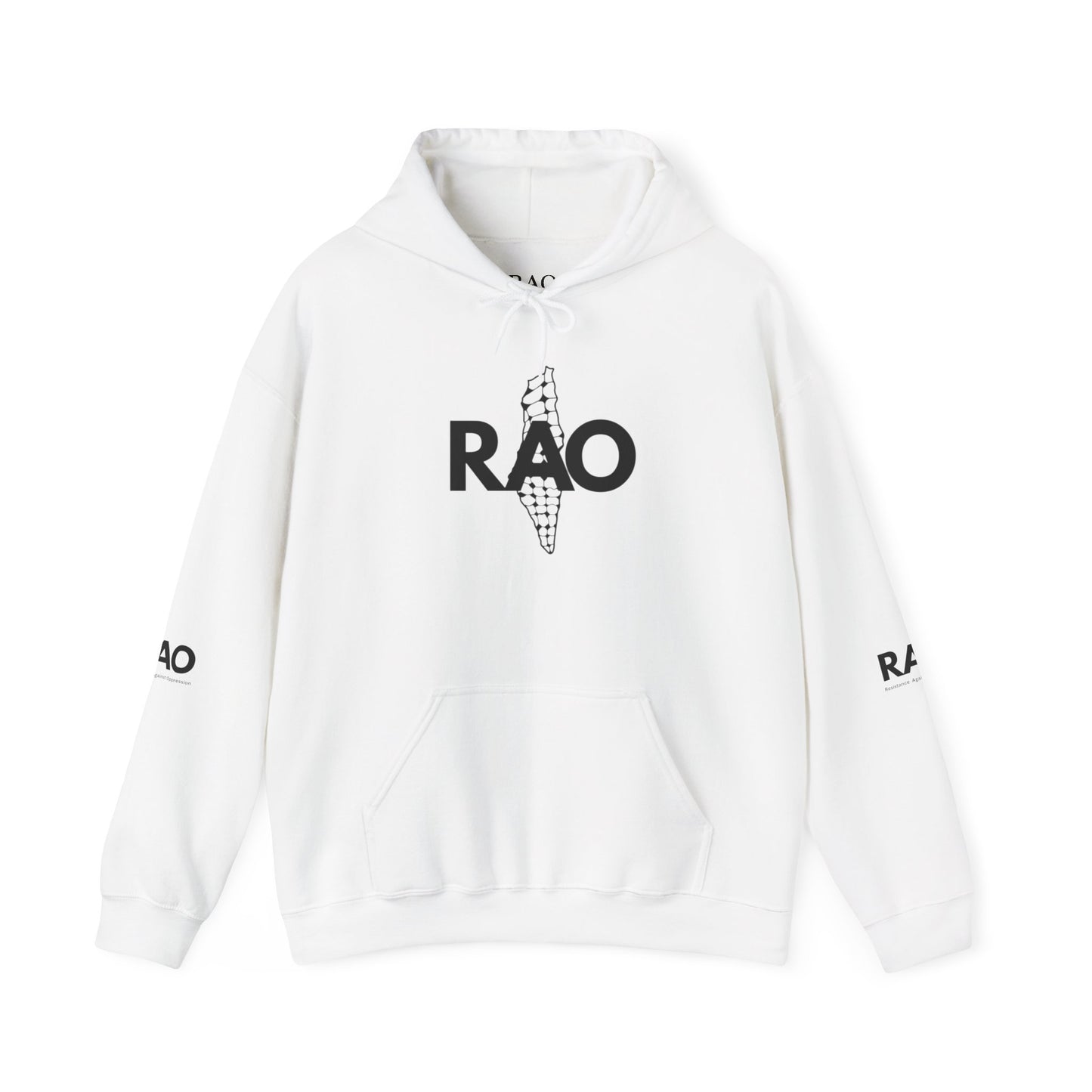 Palestinian Map Hoodie – Keffiyeh RAO Unisex Streetwear Sweatshirt