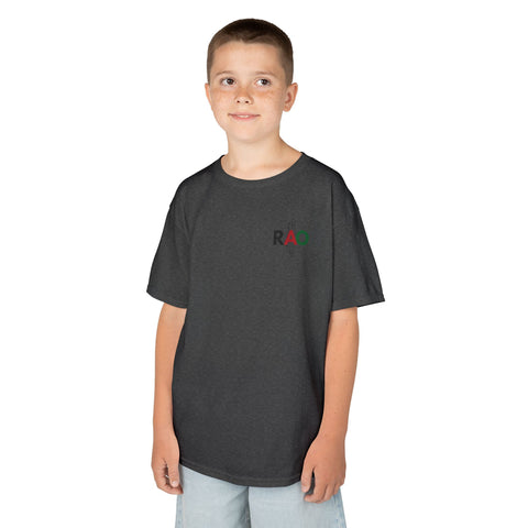Kids Graphic Tee with RAO Design, Perfect for Playdates, Birthdays, Everyday Wear, Unique Gift Idea, Comfortable Cotton