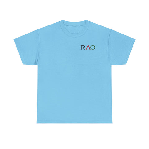 Unisex Cotton Tee - Minimalist RAO Design, Casual Wear, Gift for Him/Her, Birthday, Everyday Fashion, Graphic Tee